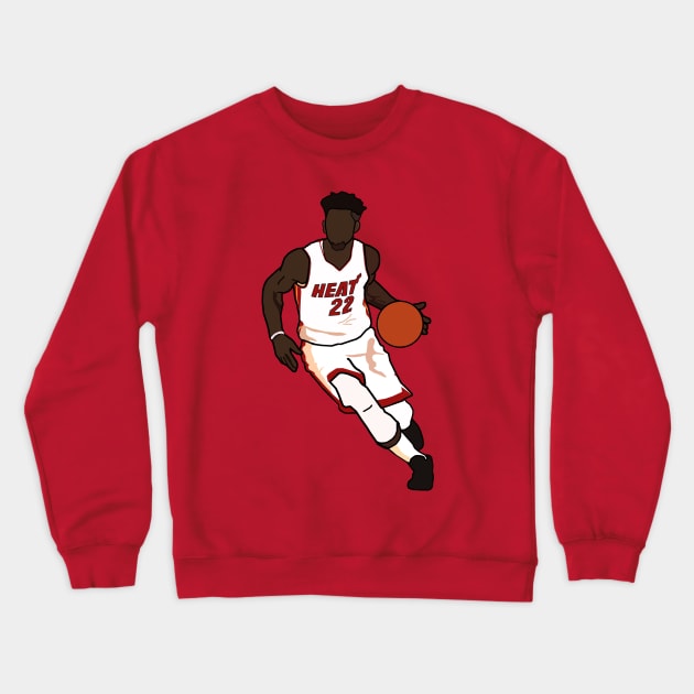 Jimmy Butler Miami Heat Crewneck Sweatshirt by xavierjfong